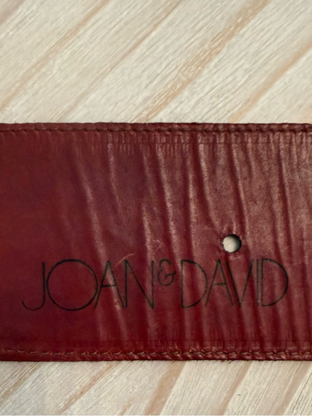 Joan & David Multicolor Braided Leather Belt with Brown Strap - Picture 4 of 8